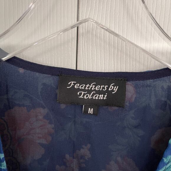 Feathers by Tolani Sundance Keely Floral Tunic Blouse - Picture 5 of 8